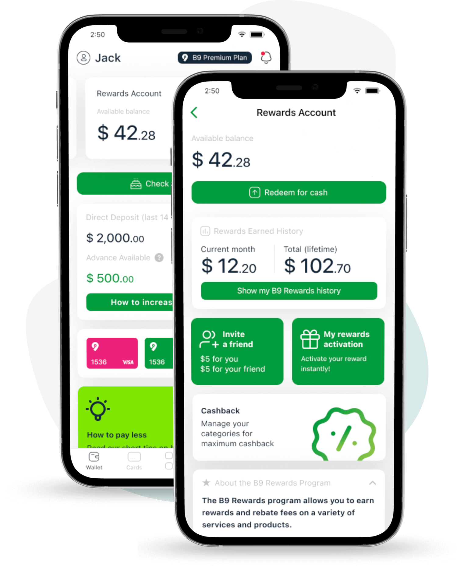 Rewards account