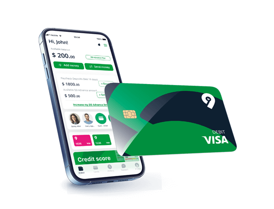 B9 phone and card